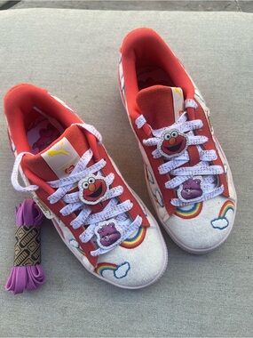 Puma x Care Bears x Sesame Street sneaker shoes NWT